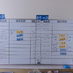 外作製品納入管理板の設置